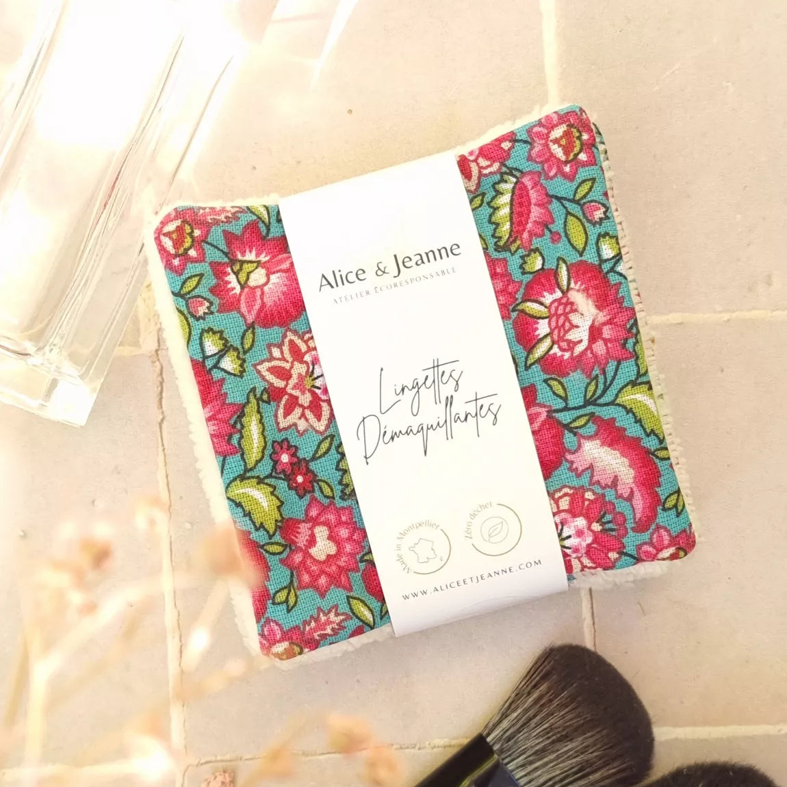 Lingettes démaquillantes lavables Léa