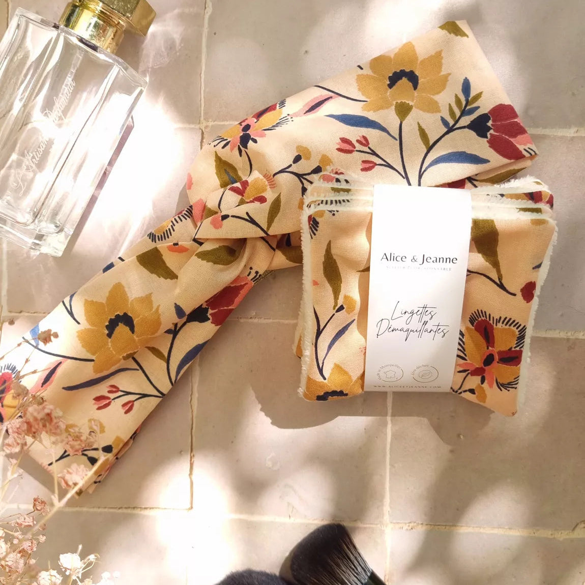 Lingettes démaquillantes lavables Agathe