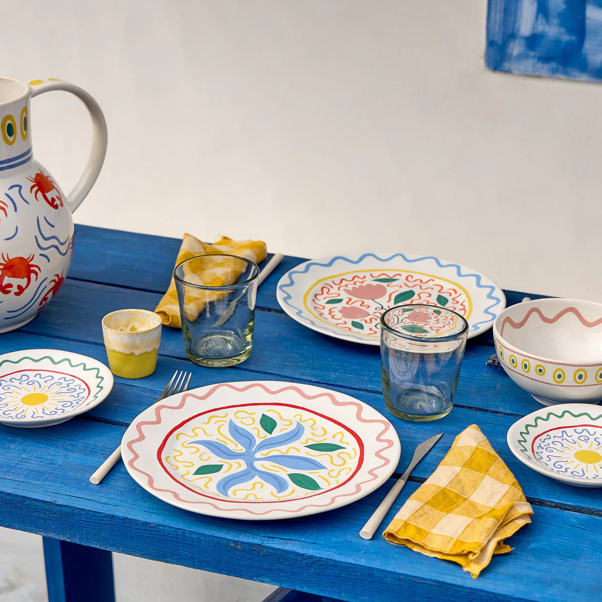 Assiette plate Summer Bliss -  Comporta 28 cm