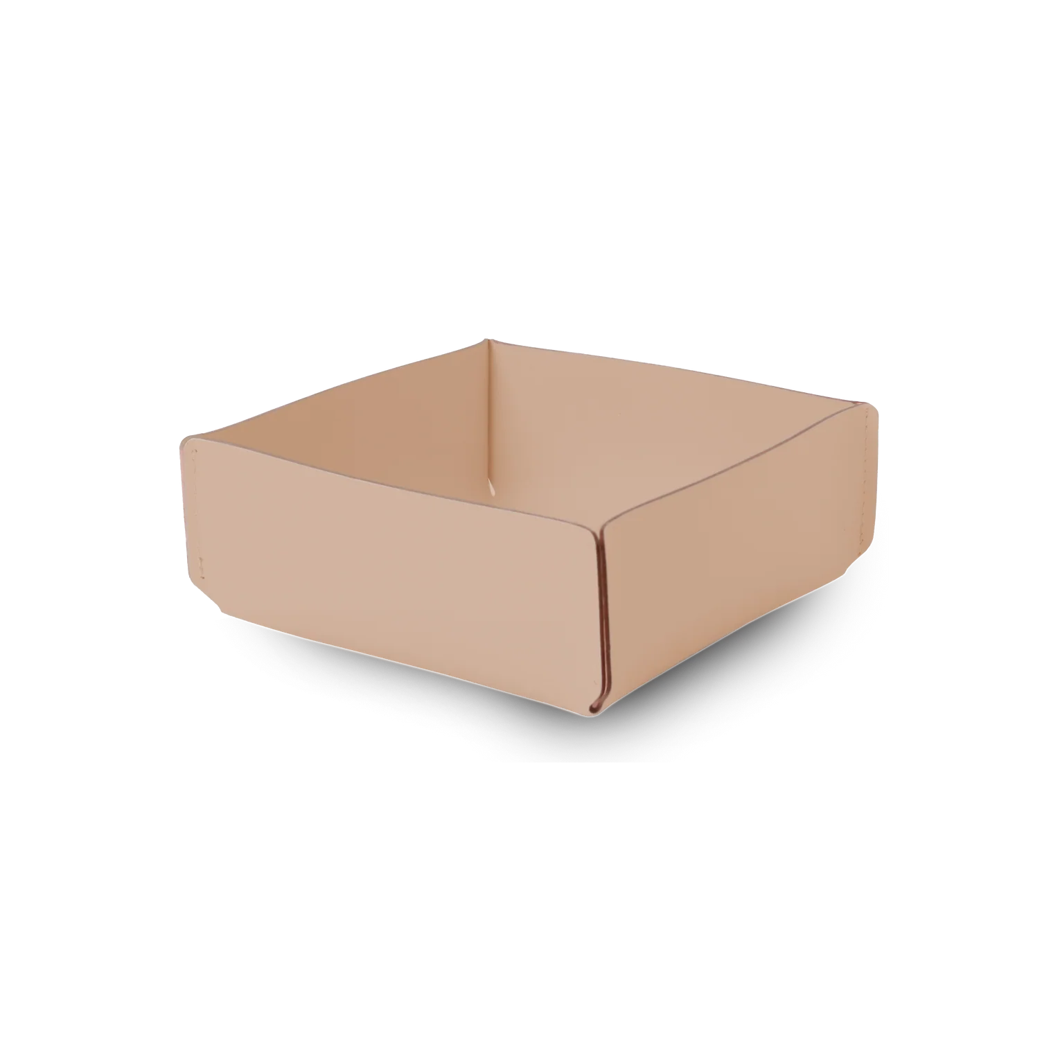 Petit Panier de Rangement recyclé 15 x 15 cm - Amande