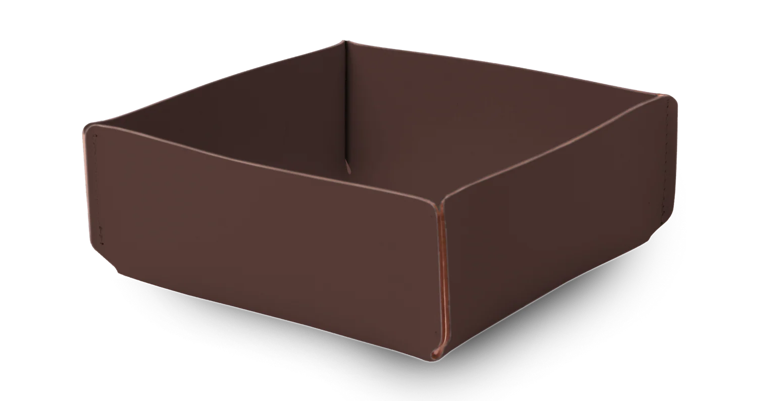 Panier de Rangement recyclé 21 x 21 cm - Ebène