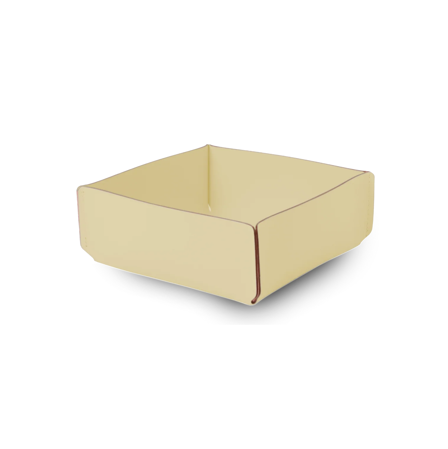 Petit Panier de Rangement recyclé 15 x 15 cm - Vanille