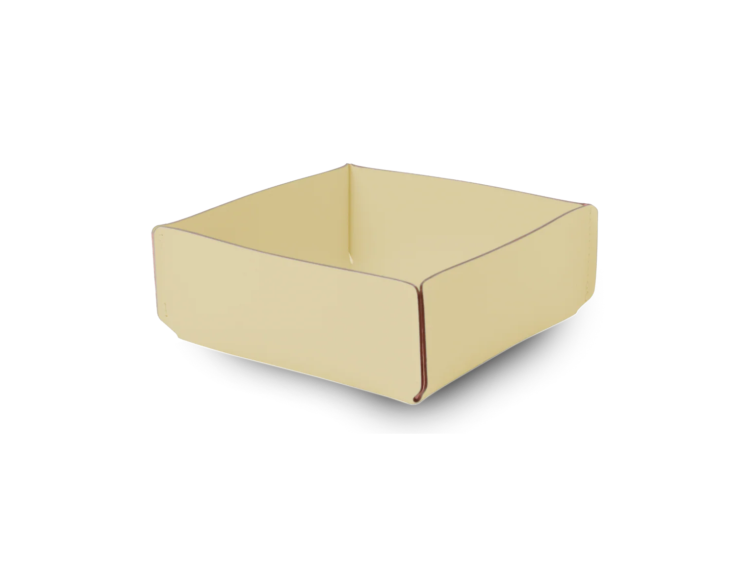 Panier de Rangement recyclé 18 x 18 cm - Vanille