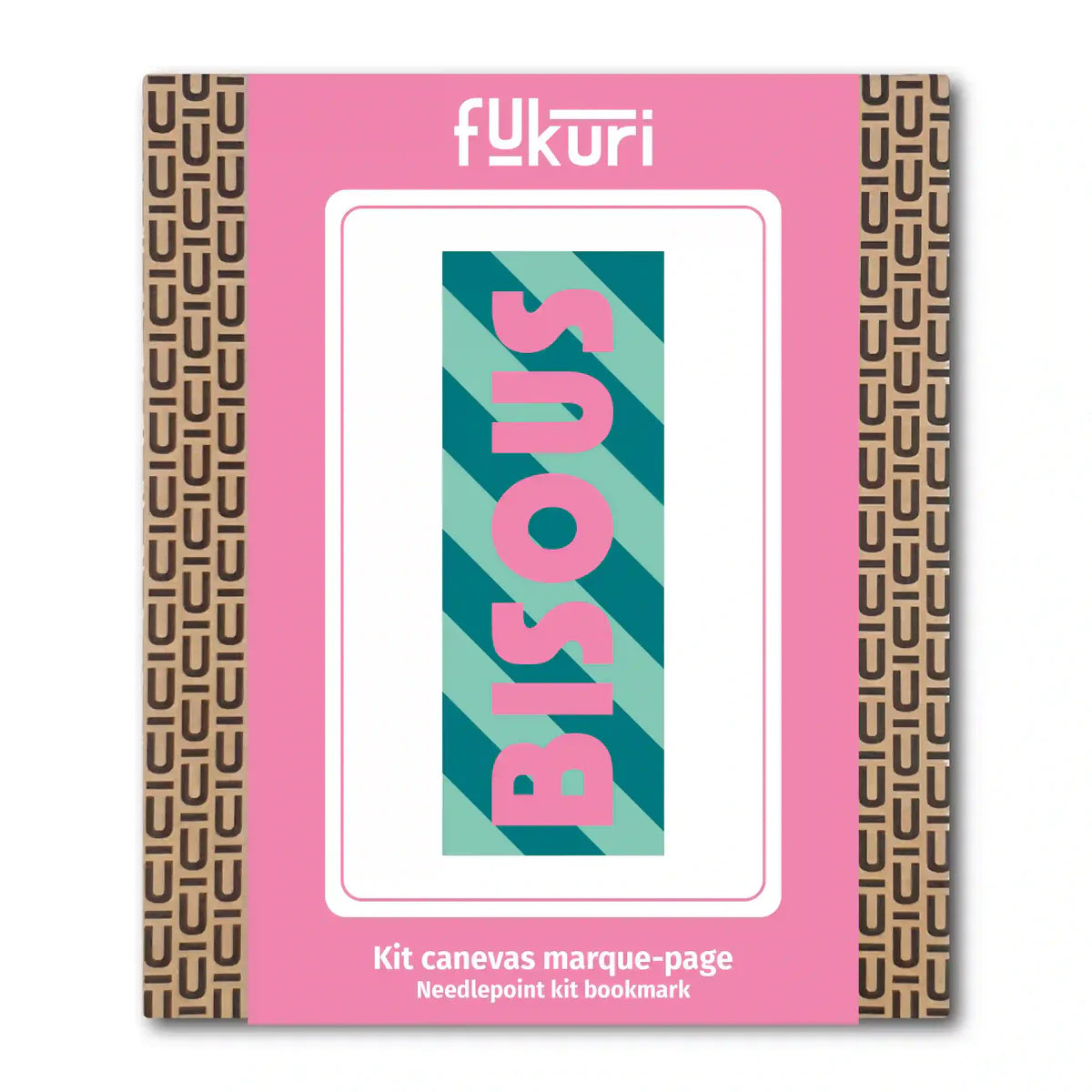Kit Canevas marque-page - Bisous