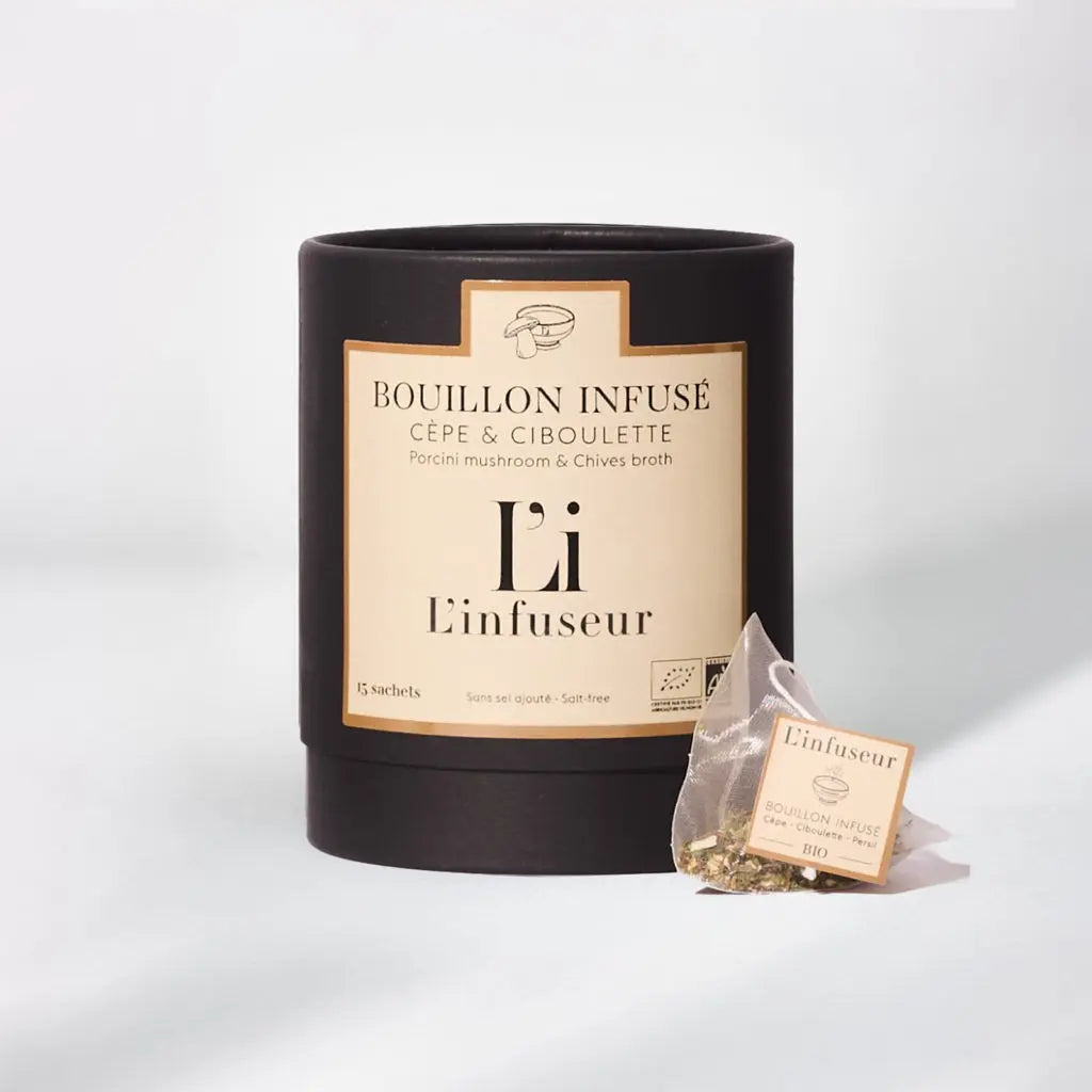 Bouillon infusé cèpe/ciboulette BIO