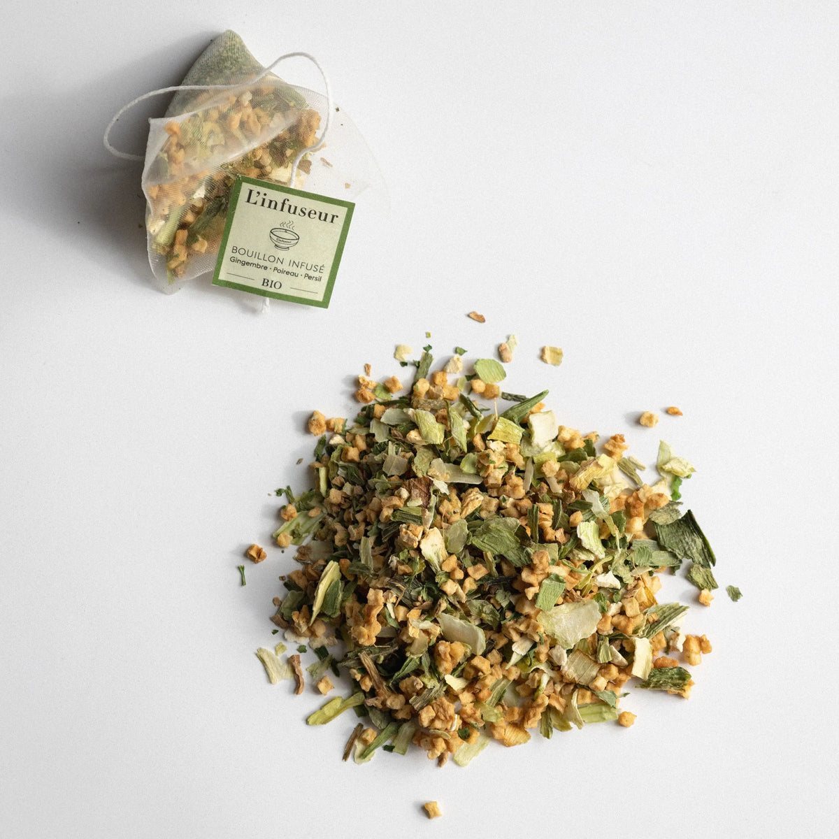 Bouillon infusé Poireau/Gingembre BIO