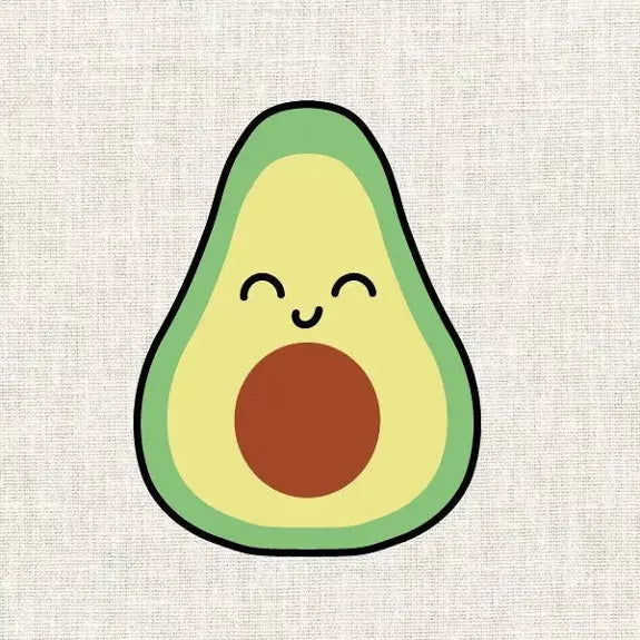 Kit Broderie - Avocat kawaii