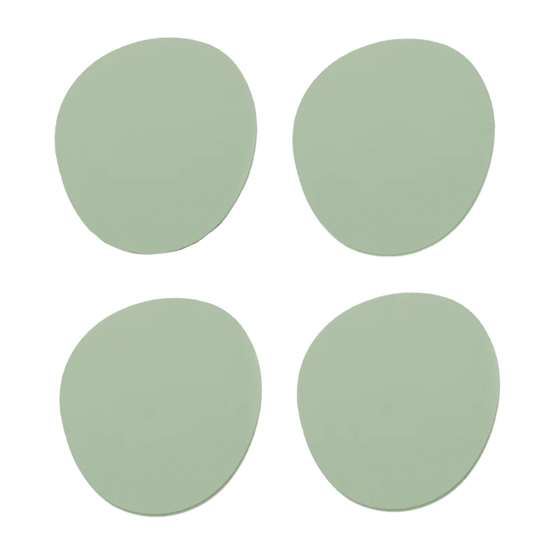 Dessous de verre x 4 Vert Nil