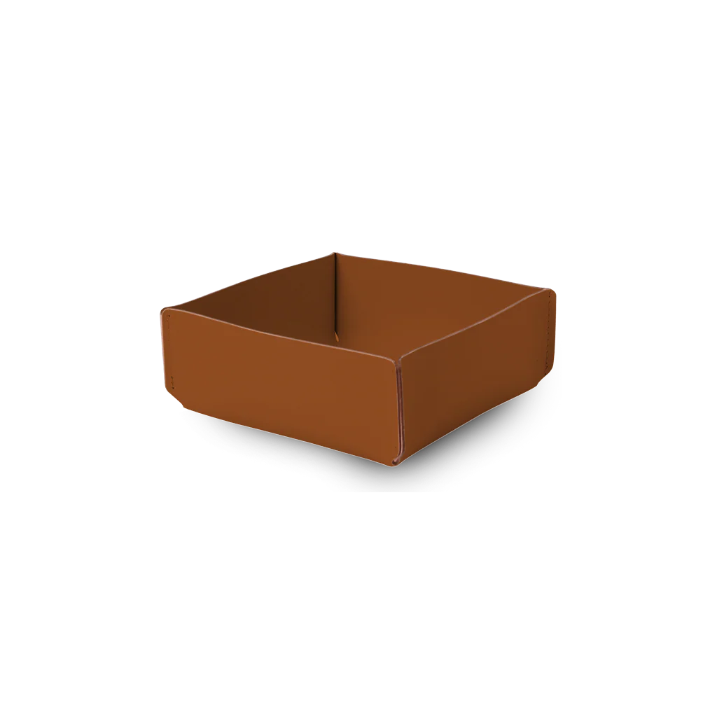 Petit Panier de Rangement recyclé 15 x 15 cm - Brique