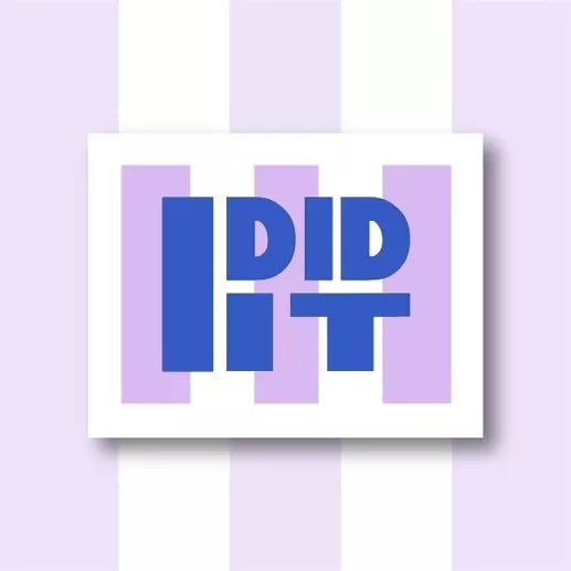 Kit Canevas - I did it