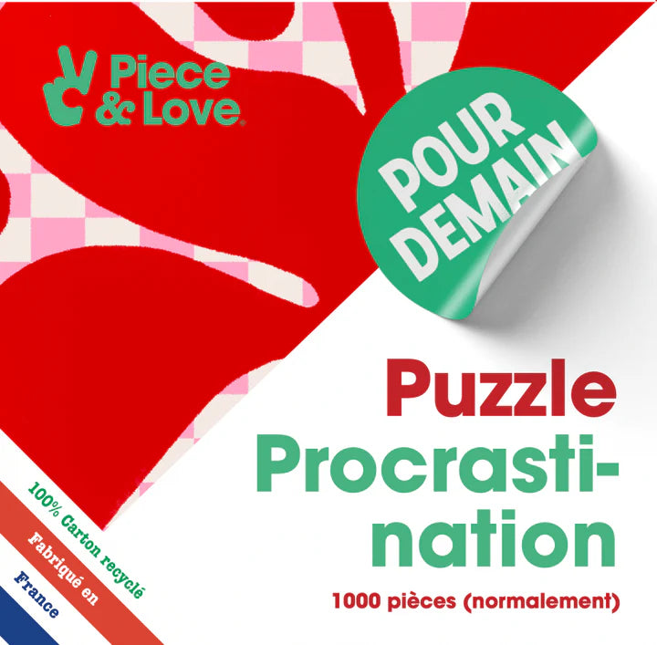 Puzzle 1000 pièces Procrastination