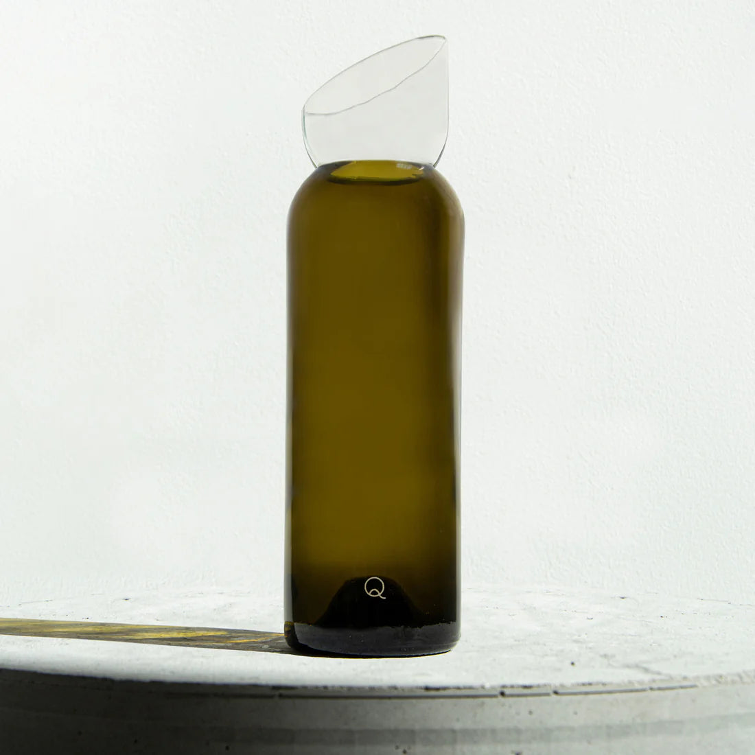 Carafe bicolore ambré/transparent