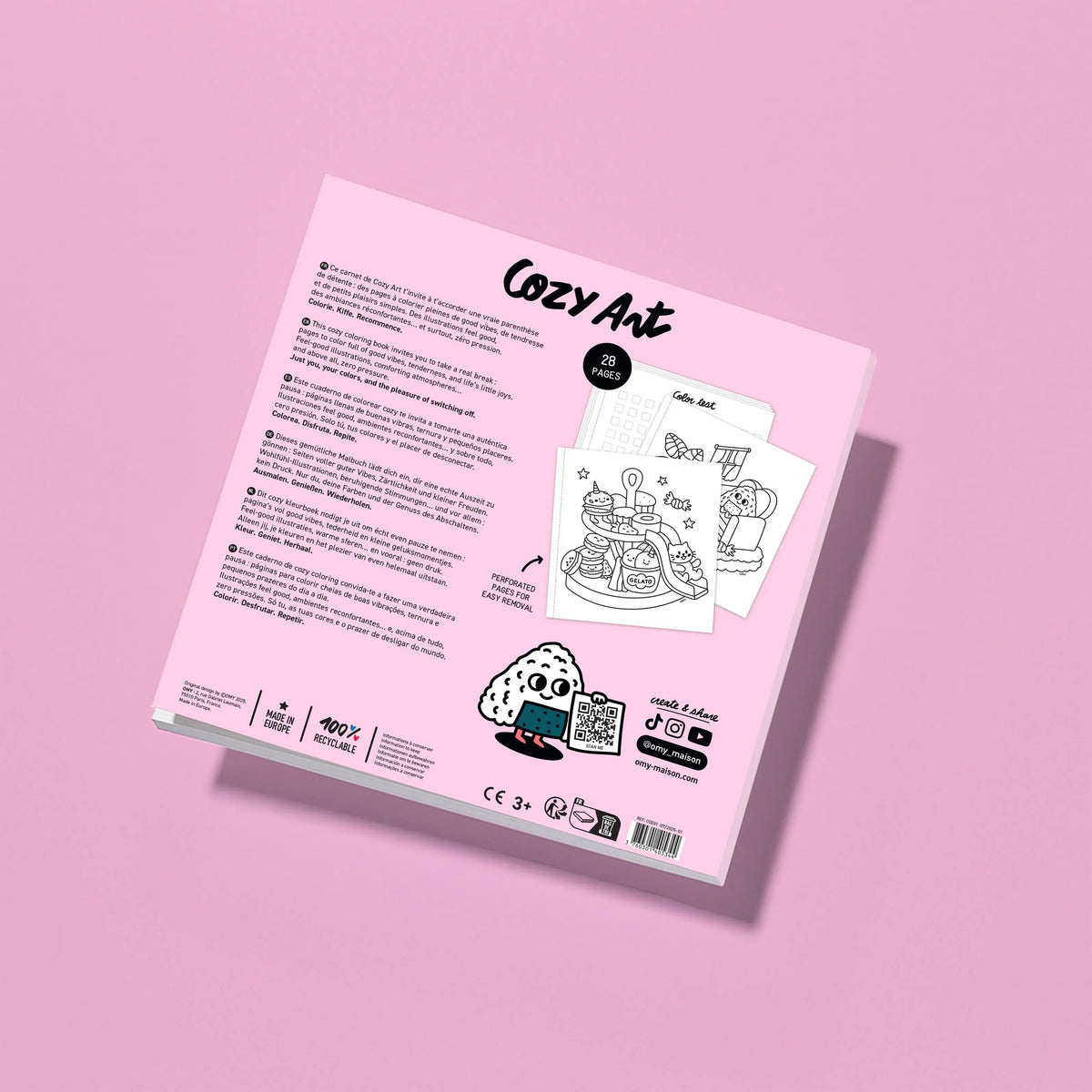 Cahier de coloriage - Cozy Art Kawaii