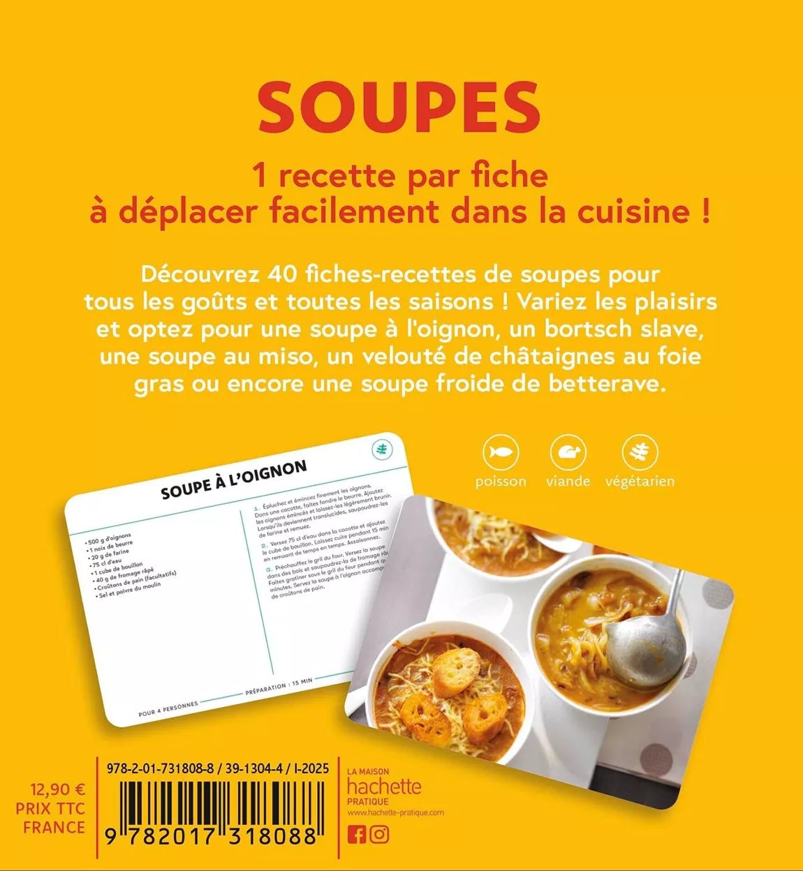 Coffret fiches recettes - Soupes