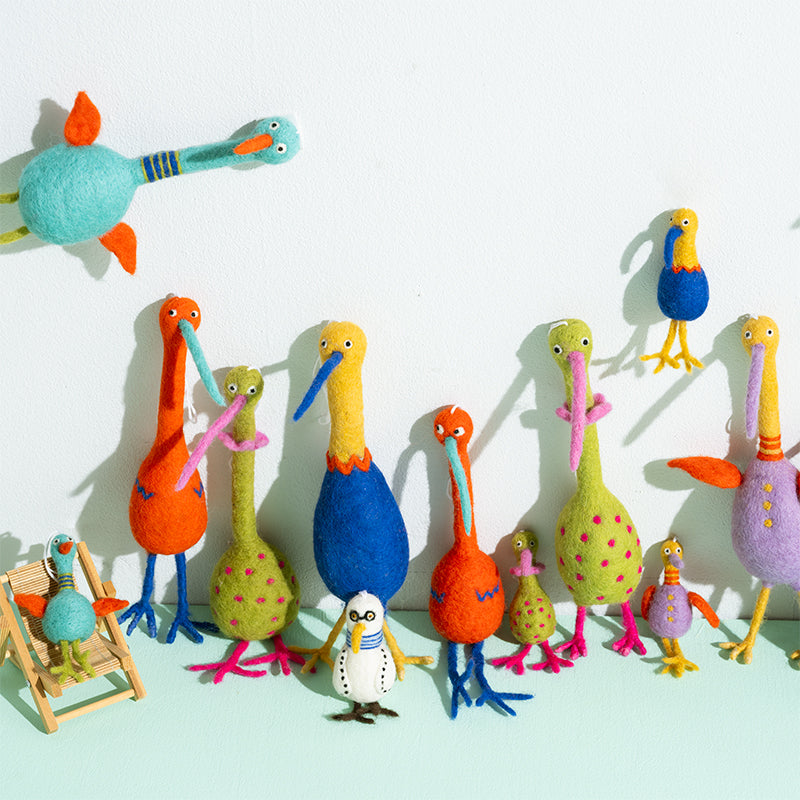 FUNKY BIRDS, L, corail