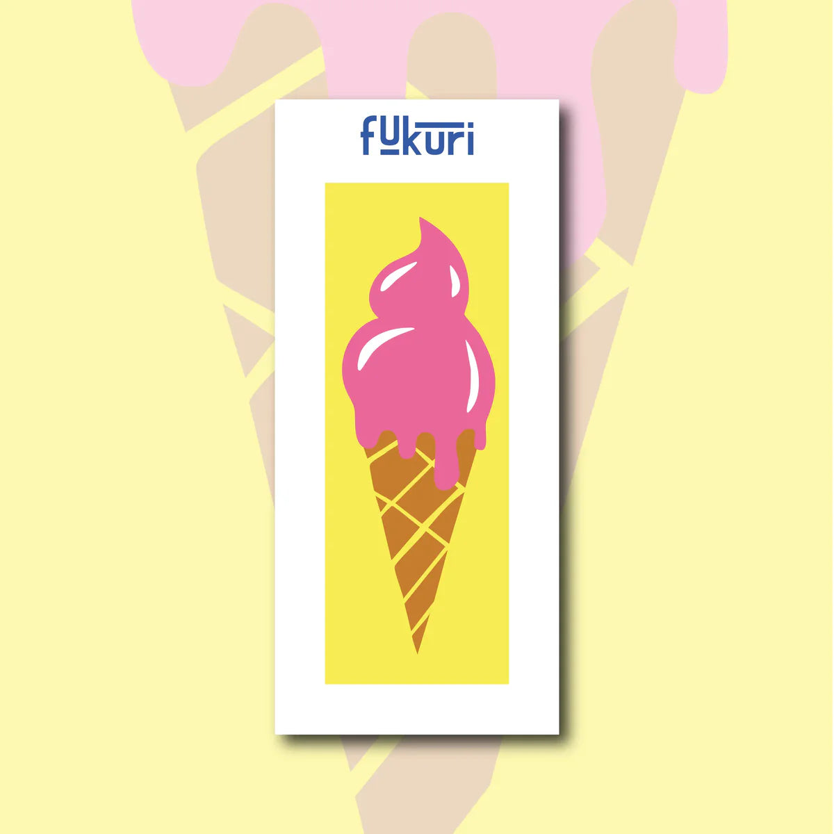 Kit Canevas marque-page - Glace