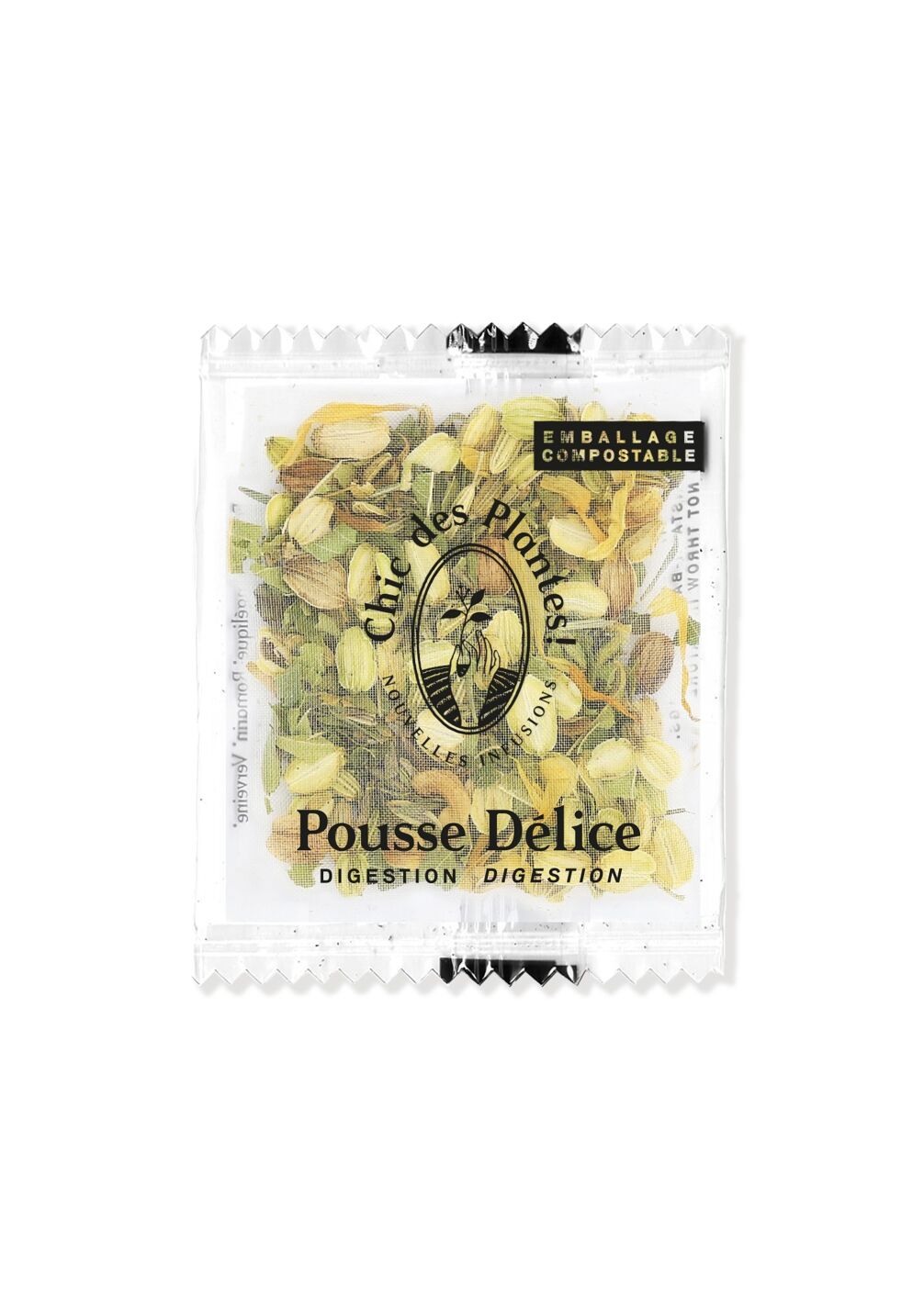 INFUSION BIO POUSSE DÉLICE (BOÎTE 12 SACHETS) - DIGESTION - FENOUIL, VERVEINE