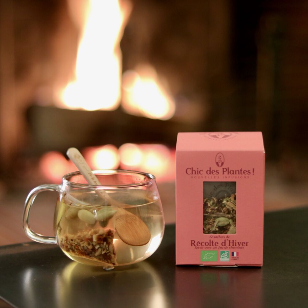 INFUSION BIO RÉCOLTE D'HIVER (BOÎTE 12 SACHETS) - CANNELLE, ORANGE, RÉGLISSE