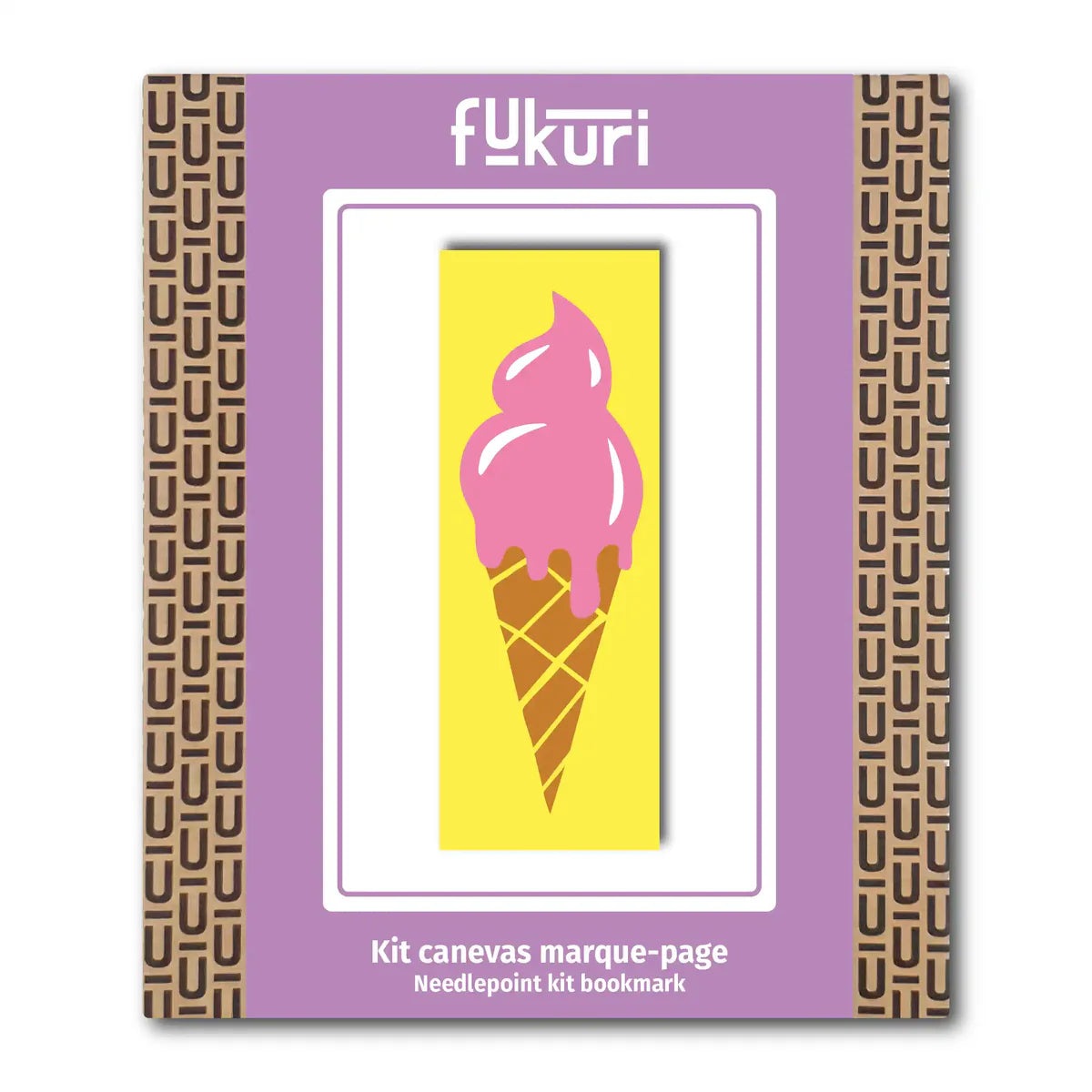 Kit Canevas marque-page - Glace