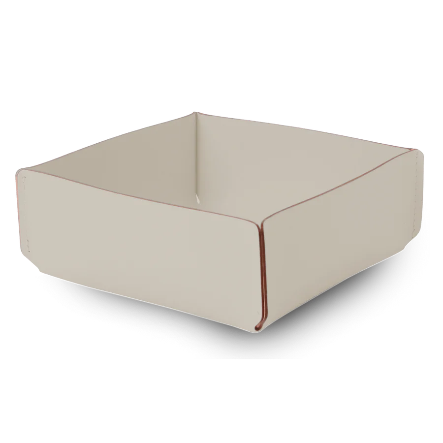 Panier de Rangement recyclé 21 x 21 cm - Beige
