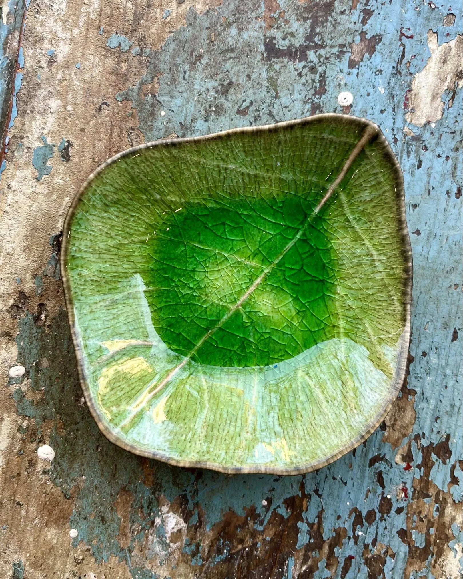Coupelle Feuille Assiette Apéritifs Riviera 11cm