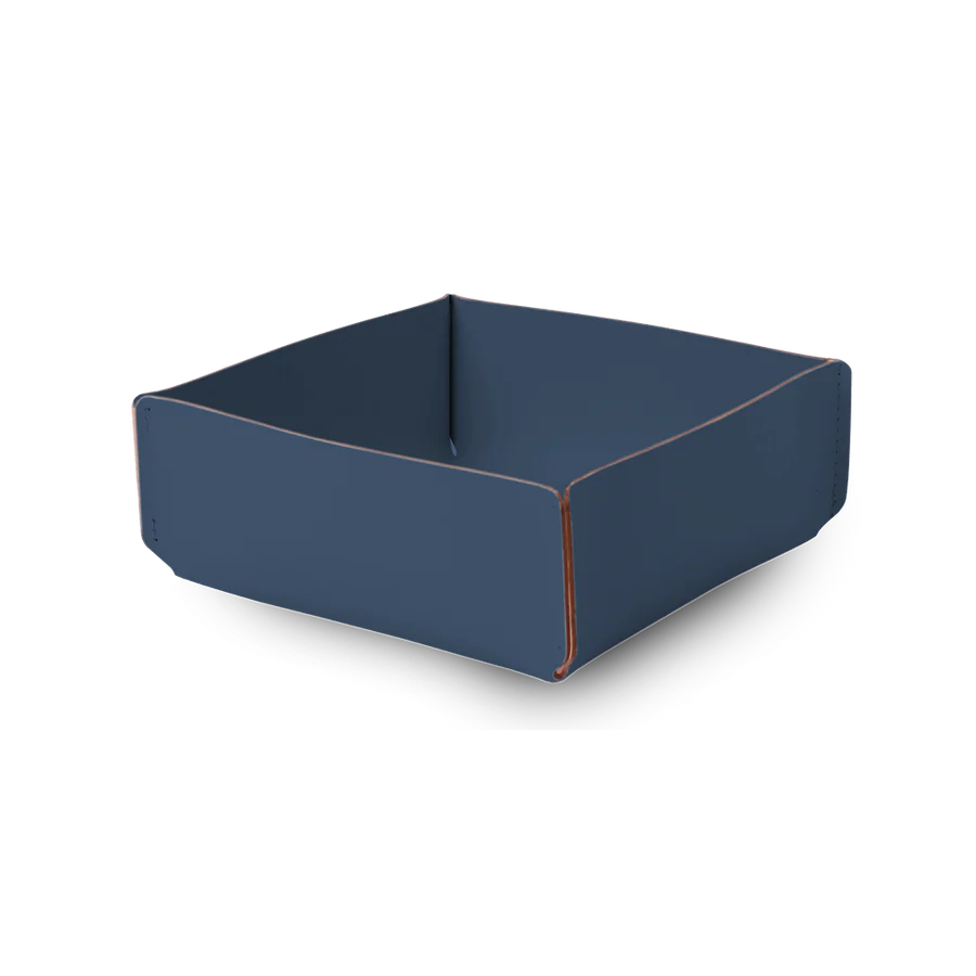 Panier de Rangement recyclé 18 x 18 cm - Bleu Majorelle