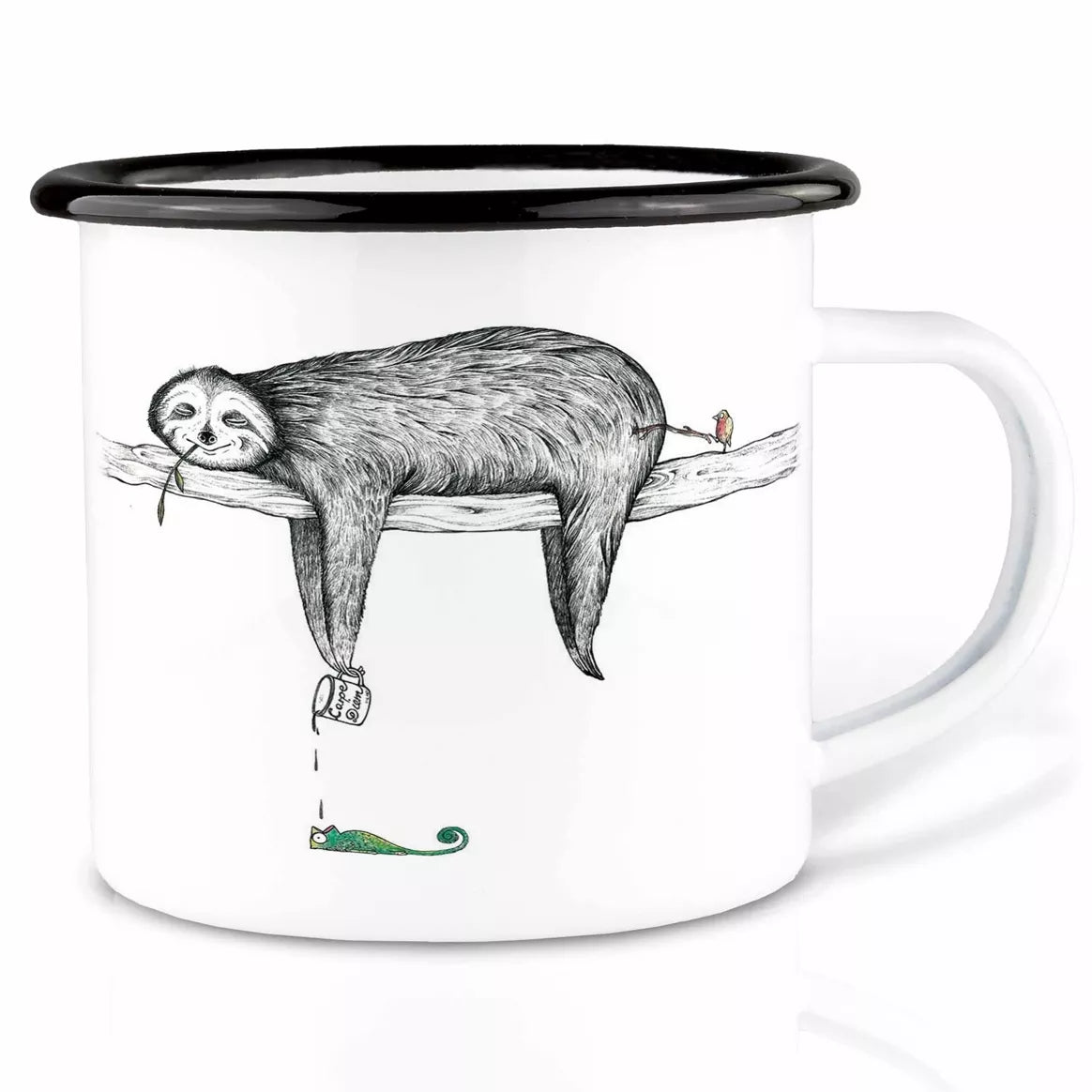 Mug émaillé - Paresseux - 300ml