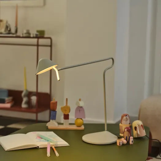 Lampe de bureau Pixi 47 cm - Gris Argile