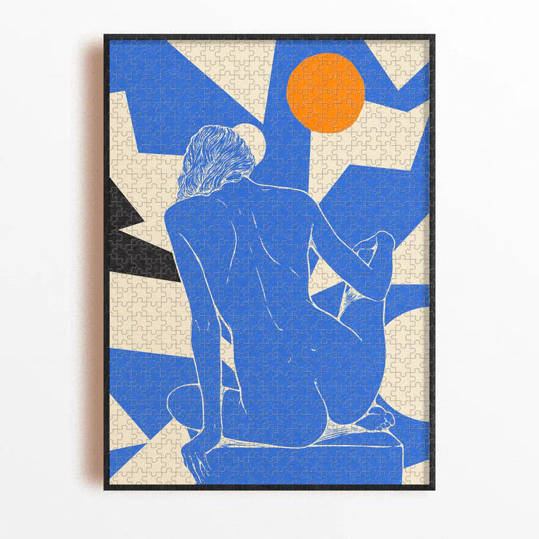 Puzzle 1000 pièces Peau Bleue - Eté 81