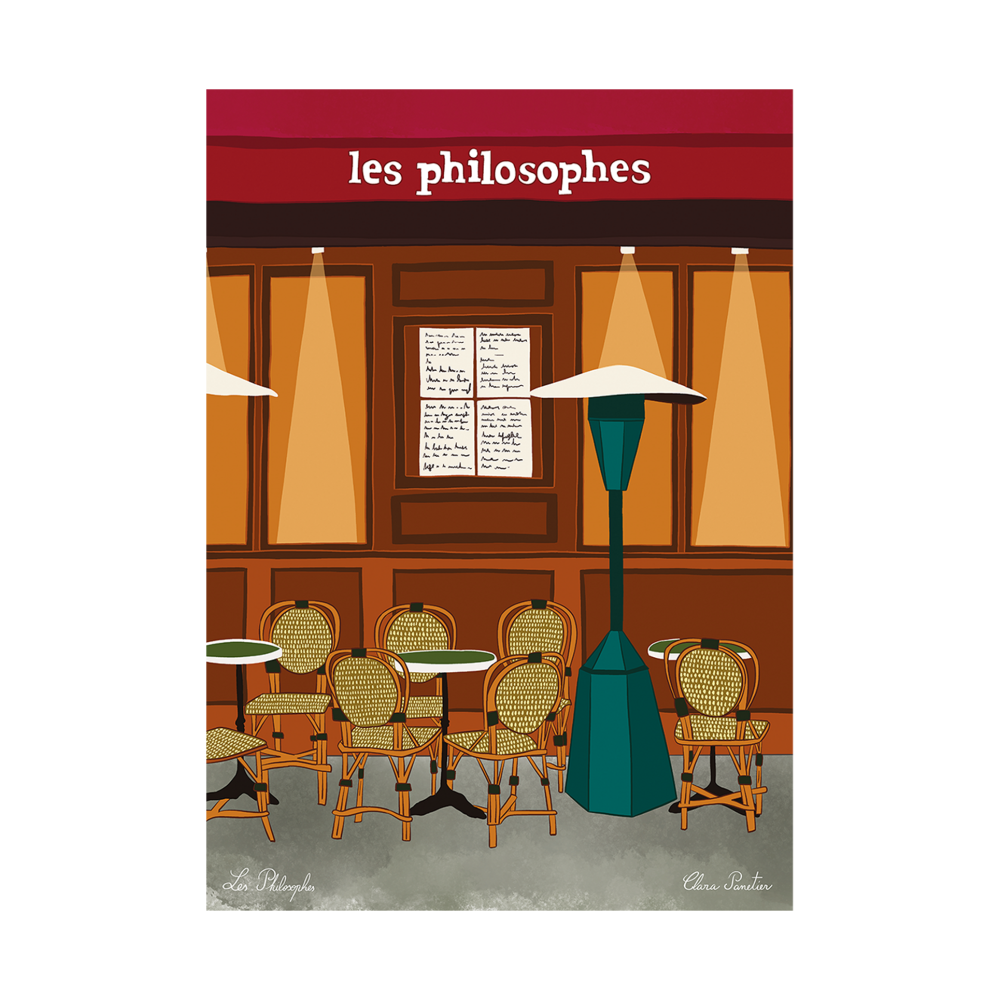 Affiche Clara Panetier - Les Philosophes