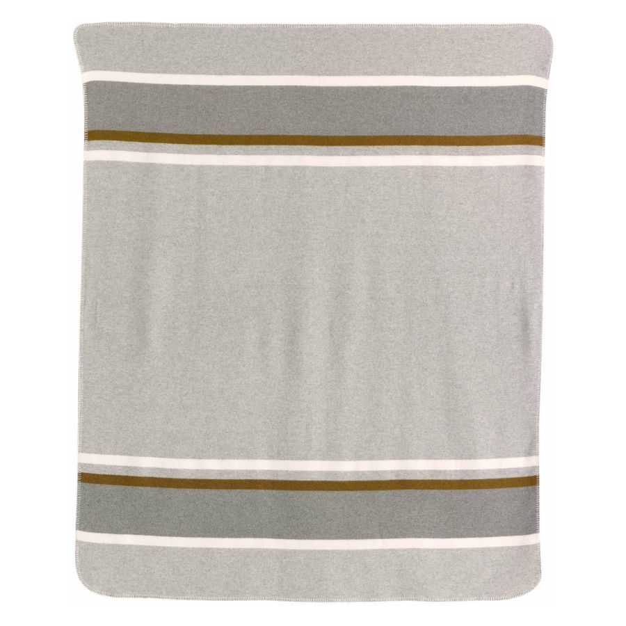 Plaid jacquard recyclé Gioia 140 x 185 - Perle