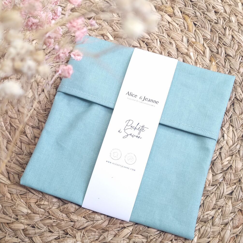 Pochette à savon Jade