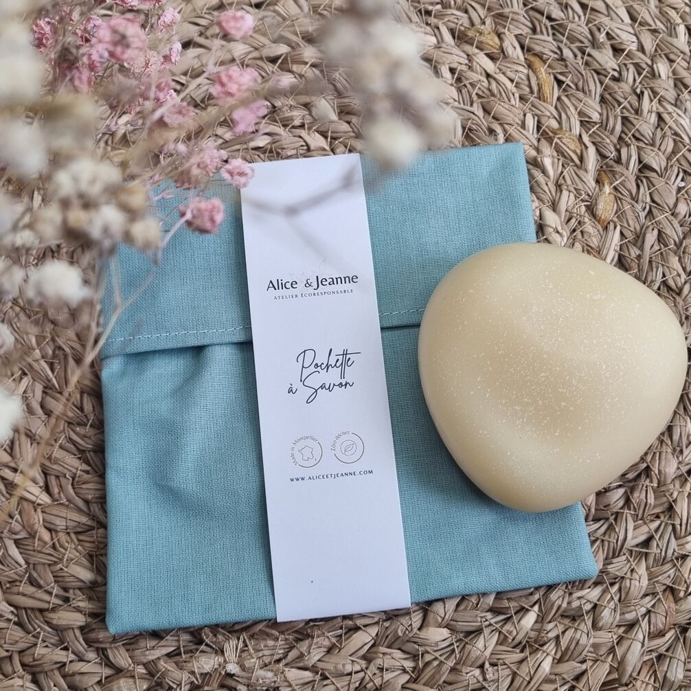 Pochette à savon Jade