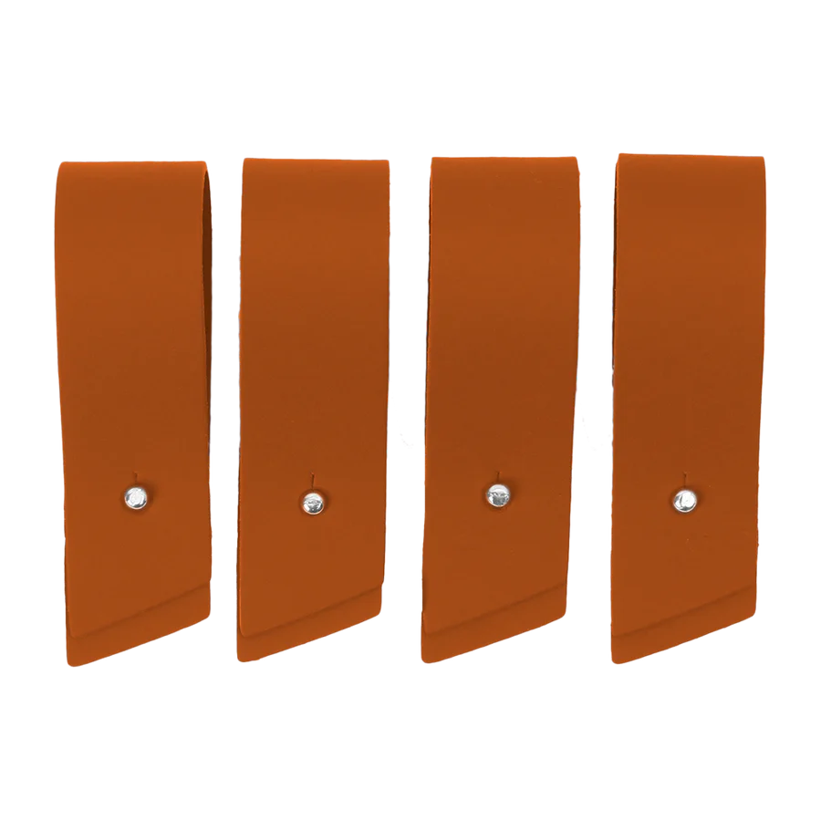 Rond de serviette x 4 Brique