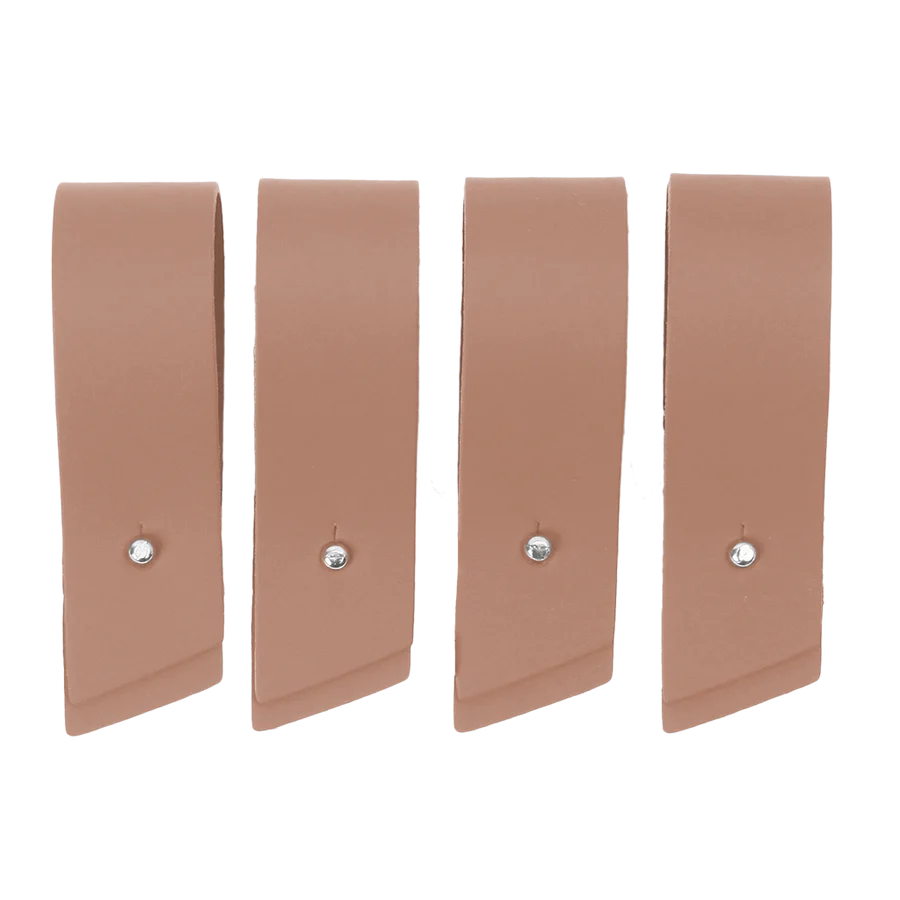 Rond de serviette x 4 Noisette