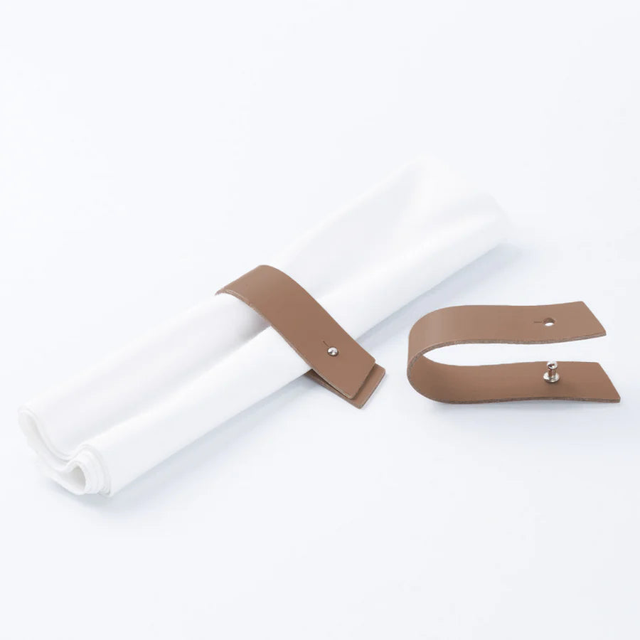 Rond de serviette x 4 Noisette