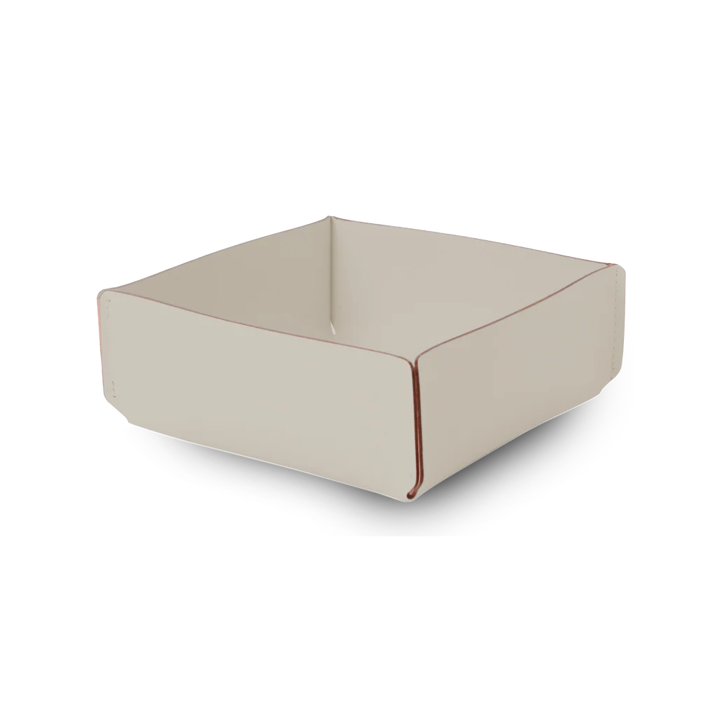 Panier de Rangement recyclé 18 x 18 cm - Beige