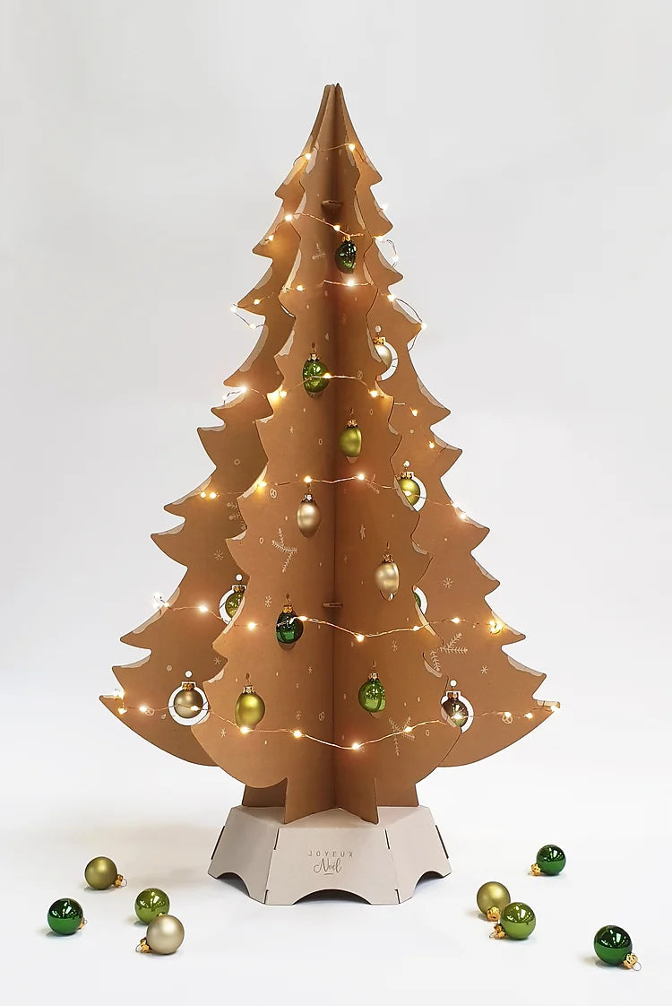 Sapin de Noël eco-responsable Naturel 80cm