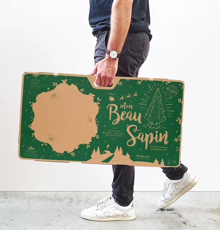 Sapin de Noël eco-responsable Vert 80cm