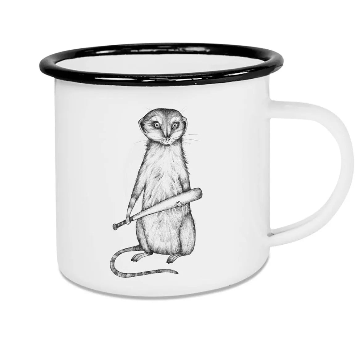 Mug émaillé - Suricate Hitman Harry - 300ml