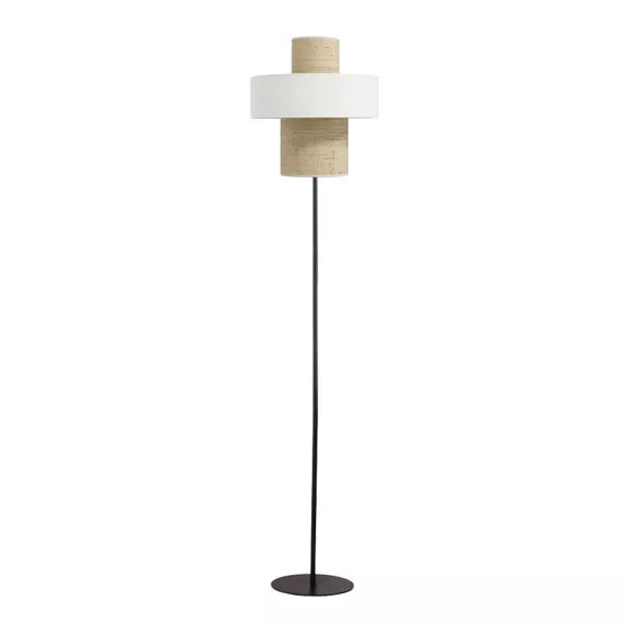 Lampadaire nature Chins et Raphia D38