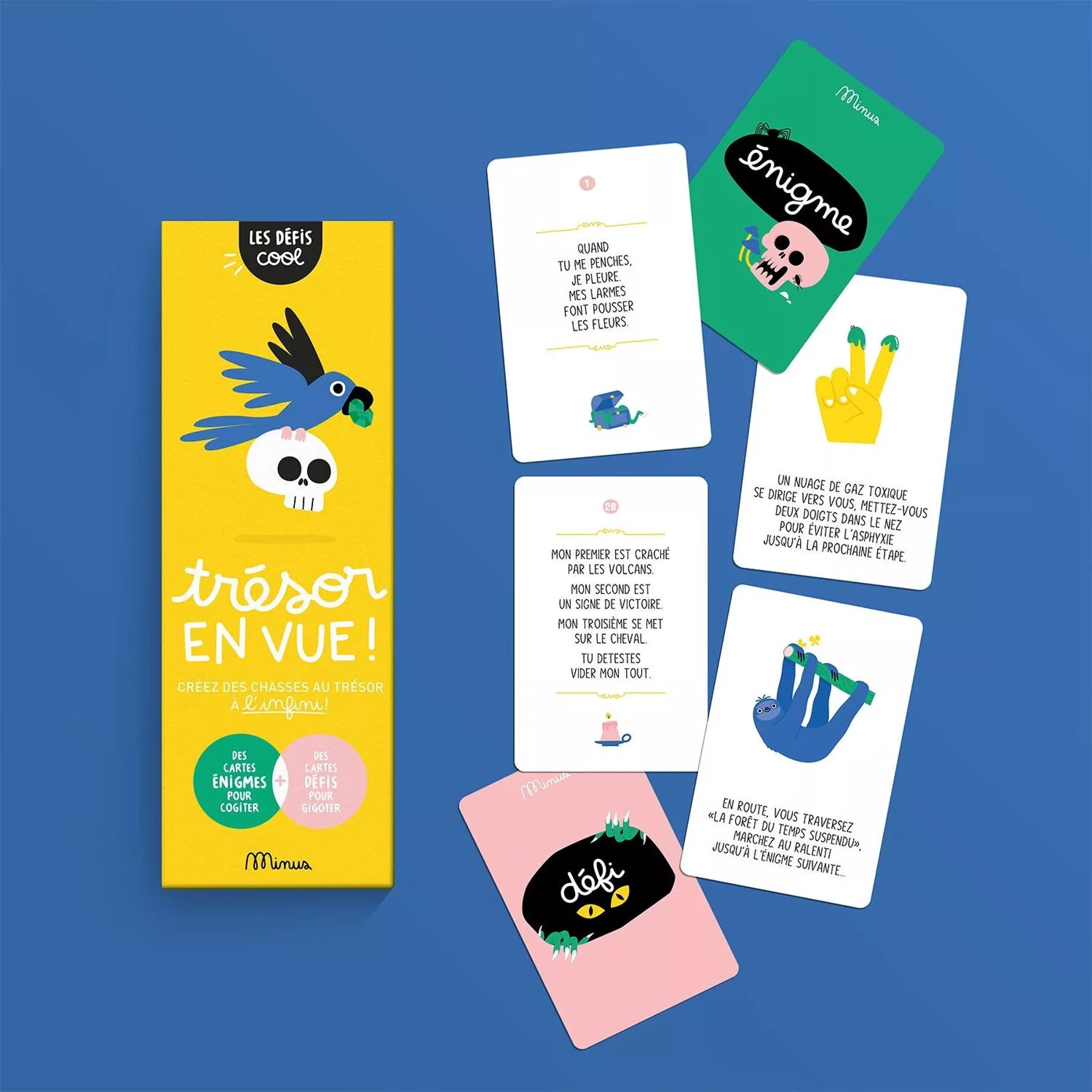 Jeu de cartes défis - TRESOR EN VUE !
