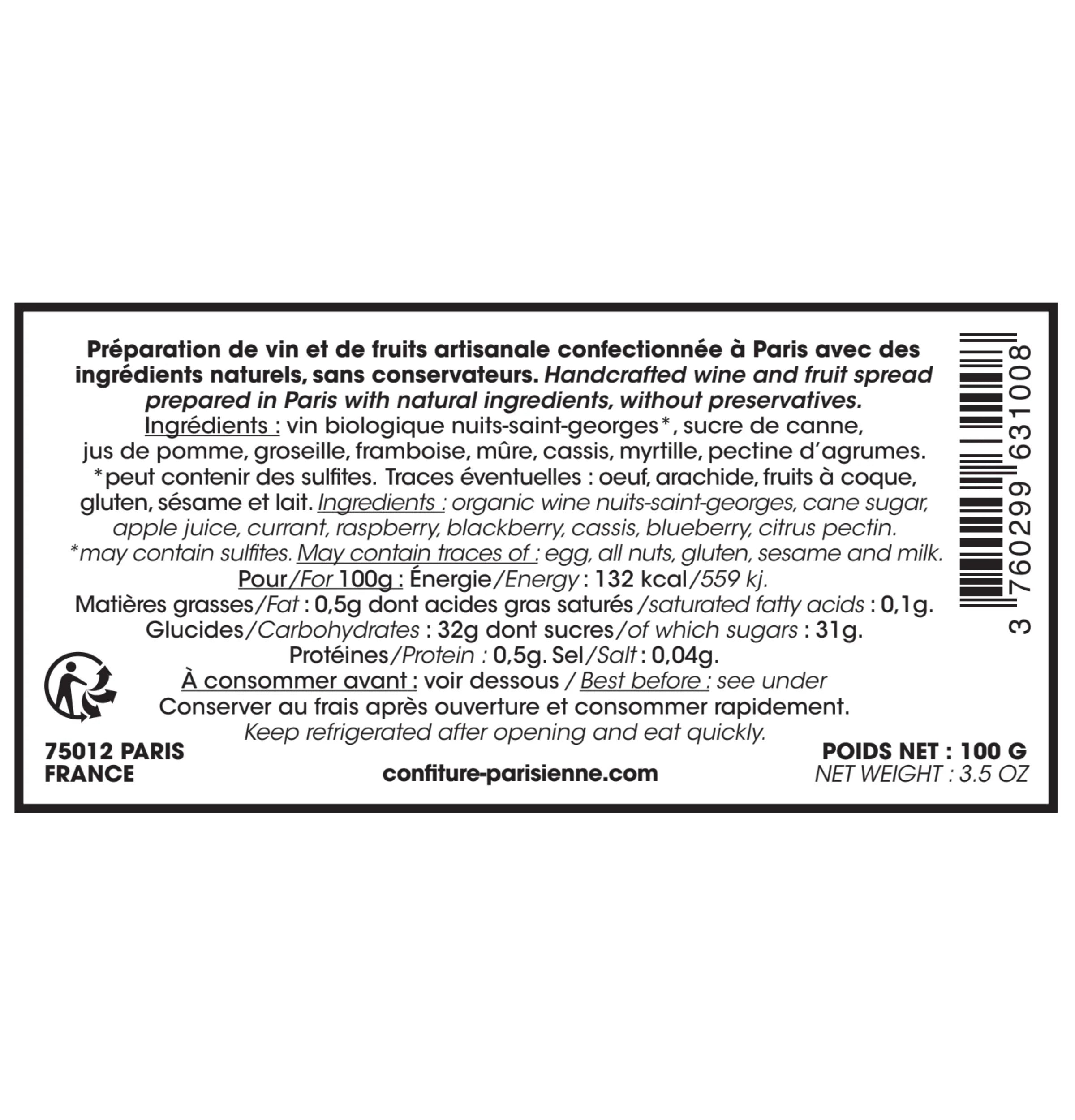 Gelée de Nuit Saint Georges - 100g