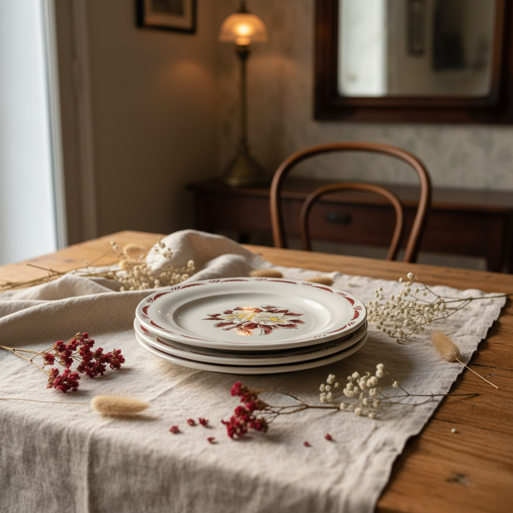 Assiettes Ginette en situation
