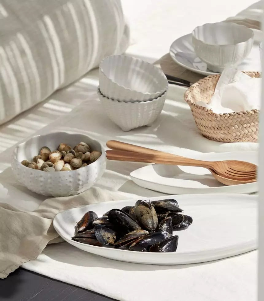 Bol Oursin Moyen - 14 cm - Blanc