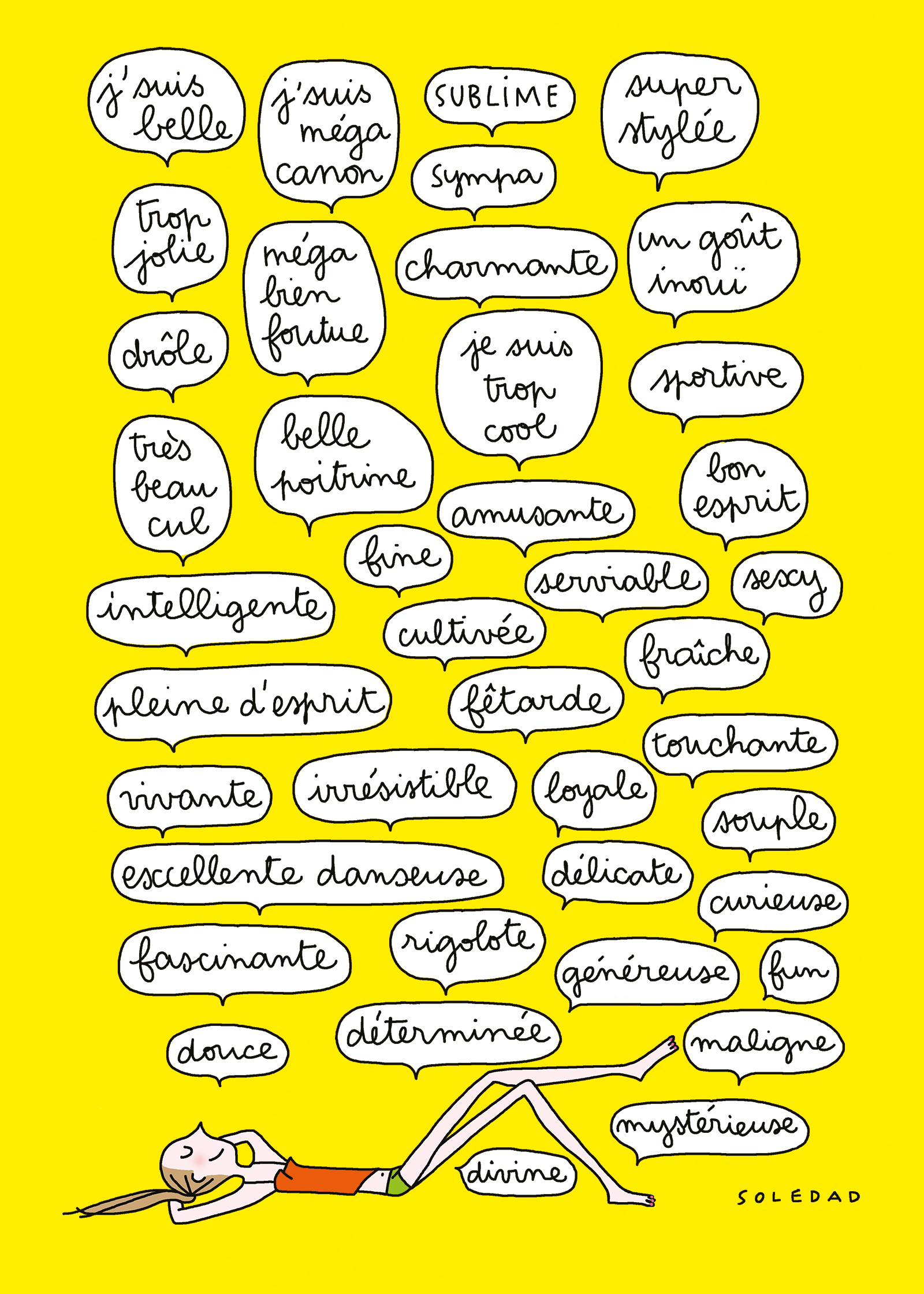 Affiche SOLEDAD - BULLES