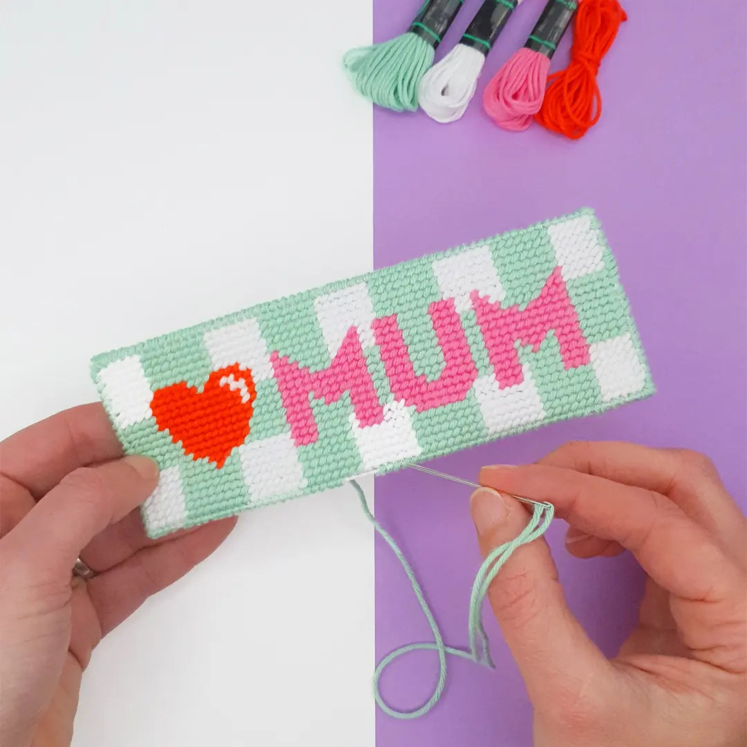 Kit Canevas marque-page - Love Mum