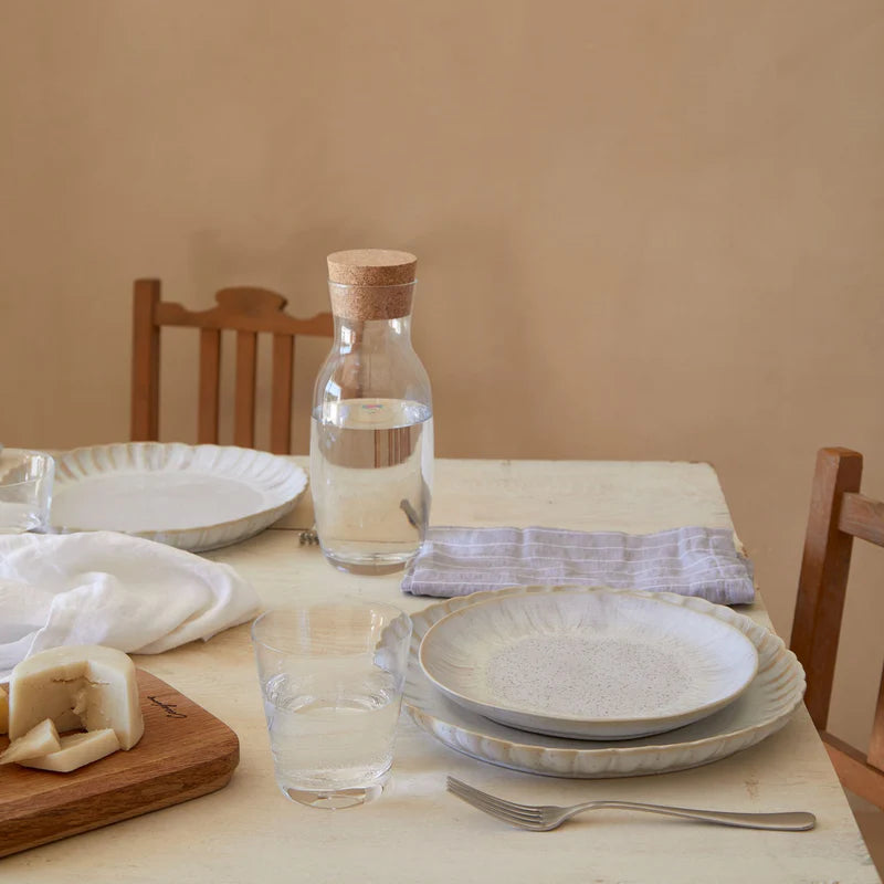 Carafe en verre avec bouchon liège - Alegra - 1 litre