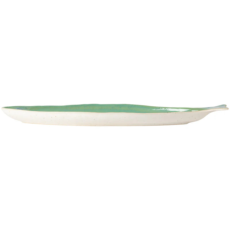 Plat poisson bleu atlantique- 43 cm