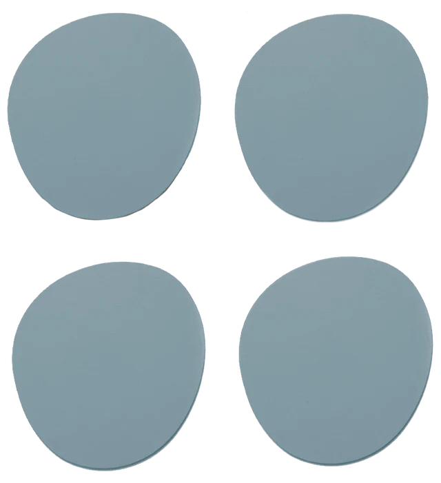 Dessous de verre x 4 Bleu Tempête